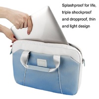 Computer Handheld Messenger Bag for Apple Macbook / Huawei / Xiaomi / Basne - Ladder Hand Lands Purple + Pink Pu Power Package thumbnail