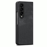 Vintage Leather Fold Case for Samsung Galaxy z Fold 4 - Brown thumbnail