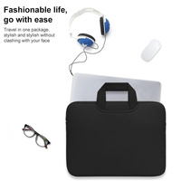Portable Air Permeable Handheld Sleeve for 13.3 Laptops - 34x25.5x2.5cm - Pink thumbnail