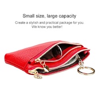 Spacious Litchi Texture Rfid Hand Wallet - Pink thumbnail