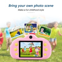 8mp Dual-lens Children Camera with 2.4 Screen Supports 32gb Tf Card - Pink thumbnail