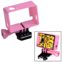 High Quality Tripod Mount for Gopro Hero4 / 3 / 3 - Pink thumbnail