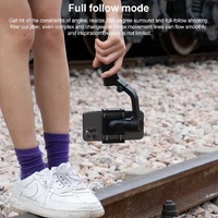 Foldable Vlog Pocket 2 Handheld Stabilizer - Three-axis Gimbal Pink thumbnail