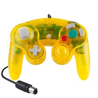 5 Piece Wired Game Controller for Nintendo Ngc - Transparent Purple thumbnail