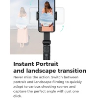 Portable Smartphone Gimbal Stabilizer - Foldable Green thumbnail