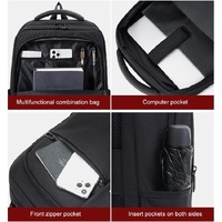 Multifunctional Oxford Laptop Backpack - Cxs-610 - Dark Gray thumbnail