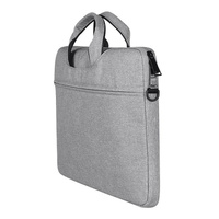 Waterproof Oxford Cloth One-Shoulder Handbag For 15.6 Laptops - Hidden Portable Strap - Dark Gray thumbnail