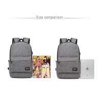 Multi-function Laptop Backpack with Usb Port - Fits 15.6 Devices - Oxford Cloth - 45x31x16cm - Grey thumbnail