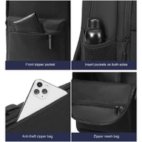 Multifunctional Oxford Laptop Backpack - Cxs-8106 - Grey thumbnail