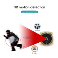 4.3 Screen Video Doorbell With 2.0Mp Resolution - Gold thumbnail