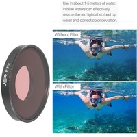 Underwater Lens Filter for Dji Action 3 - Diving - Red thumbnail