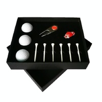 Complete Golf Gift Set 11-in-1 Tees Divot Tool and 3 Balls - Red thumbnail