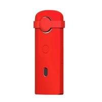 360 Camera Silicone Case with Lens Cover for Ricoh Theta Sc2 - Red thumbnail