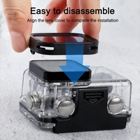 Diving Lens Filter for Dji Action Camera - Red thumbnail