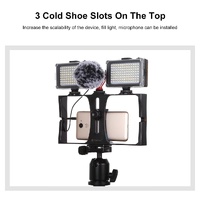 Smartphone Video Rig For Vlogging And Filmmaking - Red thumbnail