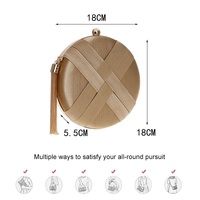 Silk Handbag for Fashion Banquets and Parties - Silver thumbnail