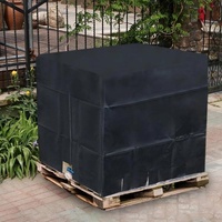 Water Tank Sunscreen Dust Cover - 1000l Capacity 210d Oxford Cloth - Silver thumbnail