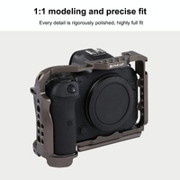 Canon Eos R5 / R6 Video Camera Cage Stabilizer - Handleless Bronze thumbnail