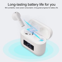 Wireless Bluetooth Earphones with Touch Display - White thumbnail