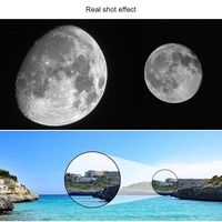 High Definition Astronomical Telescope with Tripod and Phone Clip - White thumbnail