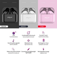 Wireless Bluetooth 5.0 Earbuds with Charging Case - T3 Tws - White thumbnail