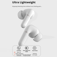 Wireless Bluetooth 5.2 Earphones with Anc & Enc Noise Reduction - White thumbnail