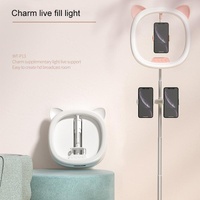 Beauty Eye Care Filling Light Holder for Live Streaming - White thumbnail