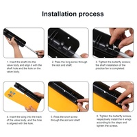 Improve Golf Swing with Wind Resistance Trainer - Yellow thumbnail