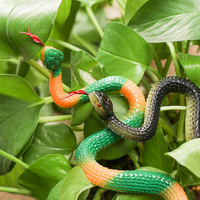 RUBBER SNAKE Halloween Fake Toy Soft Party Prop Trick - Assorted Colours thumbnail