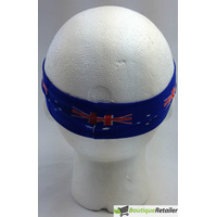Australia Flag Headband Tennis Cricket Australia Day Aussie Costume in Blue thumbnail