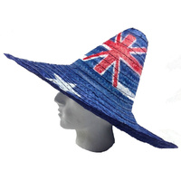 Mexican SOMBRERO Hat w Australian Aussie Flag Design Party Costume 55cm thumbnail