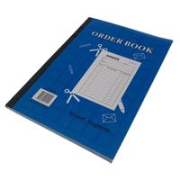 ORDER BOOK 50 Page Duplicate Restaurant Docket Carbonless Take Away thumbnail