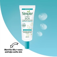 3x Simple 25ml SOS Clearing Booster Long Lasting Shine & Blemish Control thumbnail