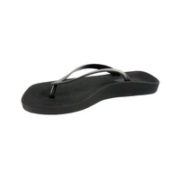 ARCHLINE Breeze Arch Support Orthotic Thongs Flip Flops Arch Support - Black - 39 EUR (Womens 8US/Mens 6US) thumbnail