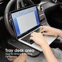 Multi Function Handy Car Table Tray Stand Laptop Drink Holder Eating Food Desk thumbnail