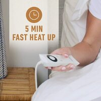Sunbeam Sleep Perfect Soft Heated Washable Quilted Electric Blanket - King thumbnail
