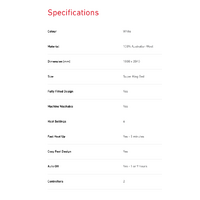 Sunbeam Sleep Perfect Super King Bed Wool Fleece Heated Blanket thumbnail