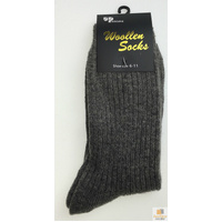 2 Pairs WOOL BLEND SOCKS Mens Soft Dress Thick Work Thermal Warm Cushion Foot - 6-11 thumbnail