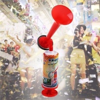 Air Horn Party Prop Hand Held Loud Pump Action Plastic Novelty Reusable Klaxon thumbnail
