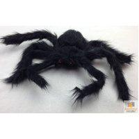 FAKE GIANT SPIDER Large Big Halloween Accessory Party 35cm x 25cm Huge Insect thumbnail