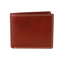 DENTS WALLET Genuine Italian LEATHER Mens Credit Card Holder Bifold GIFT BOX - thumbnail