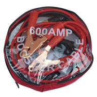 Heavy Duty JUMPER LEADS Booster Cables Jump Start 600AMP 2.1M Long Car Battery thumbnail