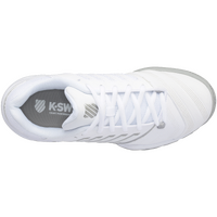 K-Swiss Womens Bigshot 4 AC Tennis Shoes - White/Silver - US 8.5 thumbnail