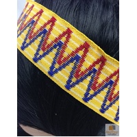 Womens Native American Wig w/ Red Feather Pigtail Indian Party Costume Hair thumbnail