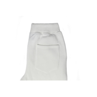 Mens Skinny Track Pants Joggers Trousers Gym Casual Sweat Cuffed Slim Trackies Fleece - White - 3XL thumbnail