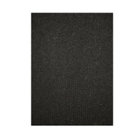 100% SHETLAND WOOL CREW Round Neck Knit JUMPER Pullover Mens Sweater Knitted - Plain Black - 4XL thumbnail