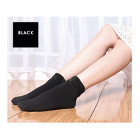 6 Pairs Large Thick Fur THERMAL HEATED SOCKS Warm Winter Work Ski Reversible thumbnail