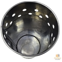 Toilet Brush Holder Metal Stainless Steel Bathroom Set Handle Round Cover Clean thumbnail