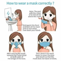 50x CE CERTIFIED Disposable SURGICAL MASKS Face Guard Dust Mouth 3 Ply Air Purifying thumbnail