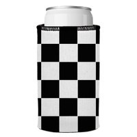 Large Checkerboard Stubby Cooler - Standard thumbnail